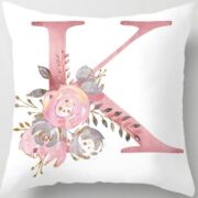 Tufted Monogram Floor Pillow
