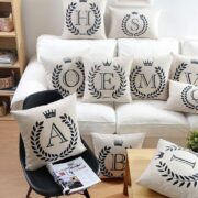 Outdoor Monogram Pillow