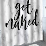 Classic Serif Framed Monogram Shower Curtain