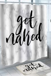 Classic Serif Framed Monogram Shower Curtain