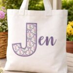 Script Name Canvas Tote