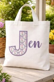 Script Name Canvas Tote