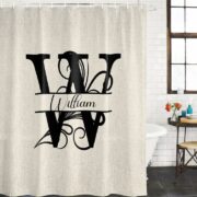Script Name & Initial Shower Curtain