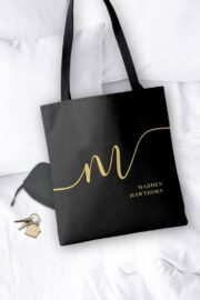 Rope Handle Monogram Weekender Tote