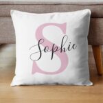 Monogram Square Pillow Cover