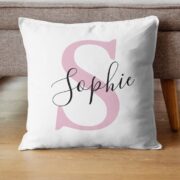Monogram Square Pillow Cover